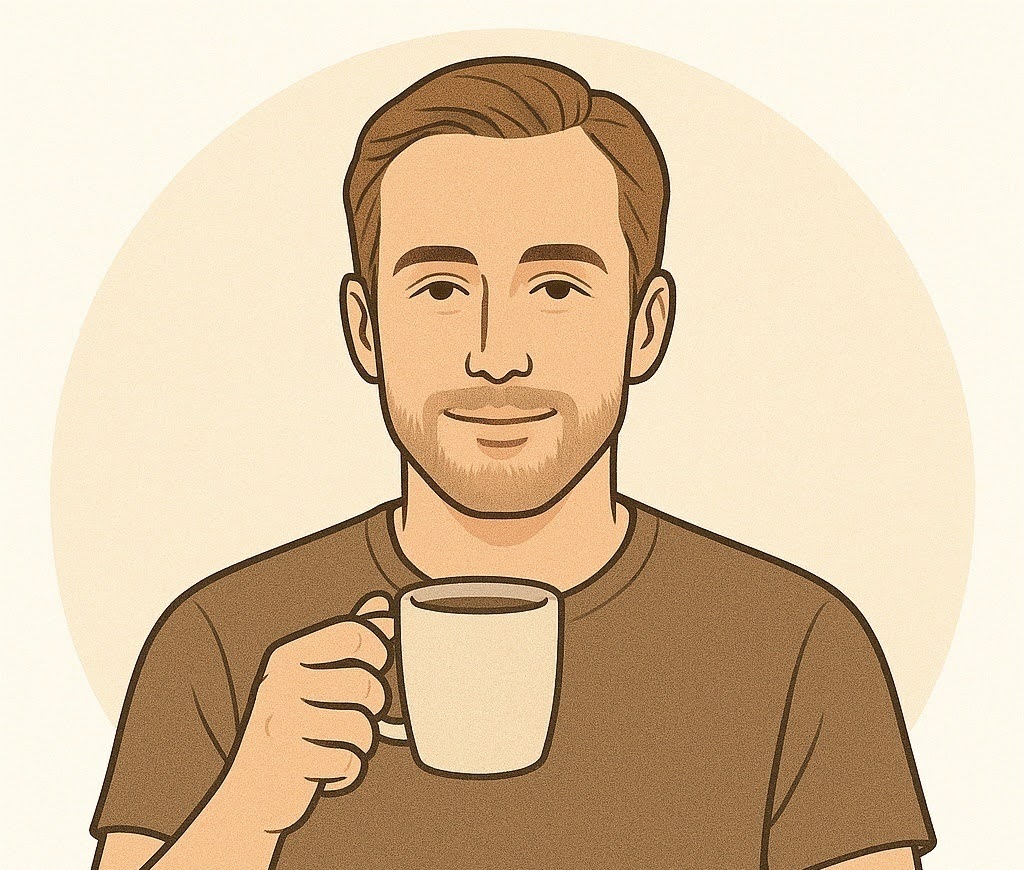 Портрет Романа с кружкой